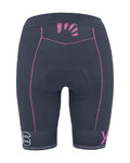 KARPOS Rövid kerékpáros nadrág kantár nélkül - VERVE EVO W - kék/rózsaszín