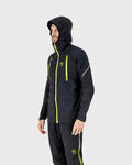 KARPOS vízálló kabát - LAVAREDO RAIN - fekete/zöld