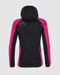 KARPOS Kerékpáros szélálló dzseki - LAVAREDO WINTER KIDS - rózsaszín/fekete