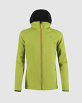 KARPOS Kerékpáros szélálló dzseki - LAVAREDO WINTER KIDS - zöld/fekete