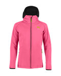 KARPOS Kerékpáros szélálló dzseki - LAVAREDO KID WINTER - rózsaszín/fekete