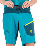 KARPOS Rövid kerékpáros nadrág kantár nélkül - VAL DI DENTRO - kék