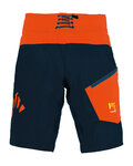 KARPOS Rövid kerékpáros nadrág kantár nélkül - VAL DI DENTRO - kék/narancssárga