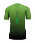 KARPOS Rövid ujjú kerékpáros póló - VERVE MESH - fekete/zöld