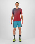 KARPOS Rövid ujjú kerékpáros póló - LAVAREDO ULTRA - piros/kék