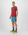 KARPOS Rövid ujjú kerékpáros póló - LAVAREDO ULTRA - piros/kék