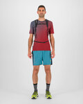 KARPOS Rövid ujjú kerékpáros póló - LAVAREDO ULTRA - piros/kék