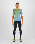 KARPOS Rövid ujjú kerékpáros póló - LAVAREDO ULTRA - zöld/kék