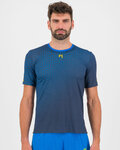 KARPOS Rövid ujjú kerékpáros póló - LAVAREDO ULTRA - fekete/kék