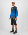 KARPOS Hosszú ujjú kerékpáros mez nyári - VAL DI DENTRO - szürke/kék