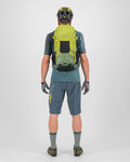 KARPOS Rövid ujjú kerékpáros mez - VAL DI DENTRO - szürke/zöld