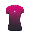 KARPOS Rövid ujjú kerékpáros póló - VERVE MESH W - kék/rózsaszín
