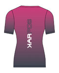 KARPOS Rövid ujjú kerékpáros póló - VERVE MESH W - kék/rózsaszín