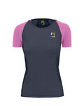 KARPOS Rövid ujjú kerékpáros póló - LAVAREDO EVO W - fekete/rózsaszín