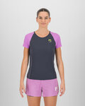 KARPOS Rövid ujjú kerékpáros póló - LAVAREDO EVO W - fekete/rózsaszín