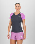 KARPOS Rövid ujjú kerékpáros póló - LAVAREDO EVO W - fekete/rózsaszín
