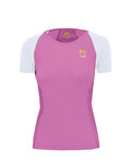 KARPOS Rövid ujjú kerékpáros póló - LAVAREDO EVO W - rózsaszín/fehér