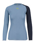 KARPOS Hosszú ujjú kerékpáros póló - DINAMICO OCTA W - kék