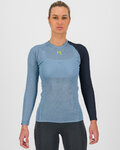 KARPOS Hosszú ujjú kerékpáros póló - DINAMICO OCTA W - kék
