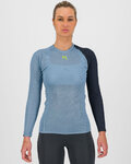 KARPOS Hosszú ujjú kerékpáros póló - DINAMICO OCTA W - kék