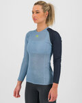 KARPOS Hosszú ujjú kerékpáros póló - DINAMICO OCTA W - kék