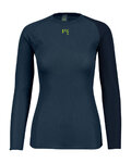 KARPOS Hosszú ujjú kerékpáros póló - DINAMICO OCTA W - kék