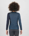 KARPOS Hosszú ujjú kerékpáros póló - DINAMICO OCTA W - kék