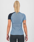 KARPOS Rövid ujjú kerékpáros póló - DINAMICO OCTA W - kék