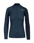 KARPOS Hosszú ujjú kerékpáros póló - DINAMICO OCTA W - kék