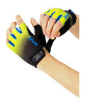 KARPOS Kerékpáros kesztyű rövid ujjal - FEDERIA - sárga/fekete