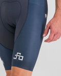SPORTFUL Rövid kerékpáros nadrág kantárral - PETER SAGAN BODYFIT CLASSIC - kék