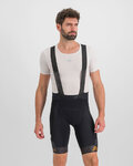 SPORTFUL Rövid kerékpáros nadrág kantárral - PETER SAGAN SUPERGIARA - fekete