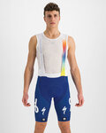 SPORTFUL Rövid kerékpáros nadrág kantárral - TOTAL ENERGIES BODYFIT - kék