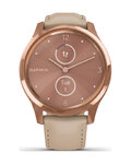 GARMIN okosóra - VIVOMOVE LUXE 18K ROSE GOLD - rózsaszín/arany/bézs