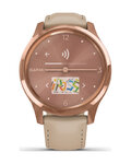 GARMIN okosóra - VIVOMOVE LUXE 18K ROSE GOLD - rózsaszín/arany/bézs