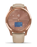 GARMIN okosóra - VIVOMOVE LUXE 18K ROSE GOLD - rózsaszín/arany/bézs