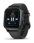 GARMIN okosóra - VENU SQ 2 MUSIC - fekete