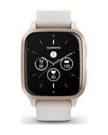 GARMIN okosóra - VENU SQ 2 MUSIC - elefántcsont
