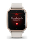 GARMIN okosóra - VENU SQ 2 MUSIC - elefántcsont