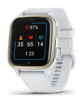 GARMIN okosóra - VENU SQ 2 MUSIC - arany/fehér