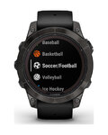 GARMIN okosóra - FENIX 7 PRO SAPPHIRE SOLA - fekete