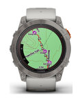 GARMIN okosóra - FENIX 7X PRO SAPPHIRE SOLAR - szürke/narancssárga