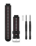 GARMIN szíj - FORERUNNER® 230 / 235 / 630 ND - fekete/piros