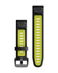 GARMIN szíj - QUICKFIT 20 - fekete/sárga