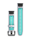 GARMIN szíj - QUICKFIT 20 - fehér/világoskék