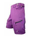 HAVEN Rövid kerékpáros nadrág kantár nélkül - NAVAHO - lila