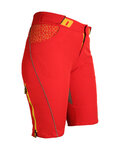 HAVEN Rövid kerékpáros nadrág kantár nélkül - SINGLETRAIL WMS - piros