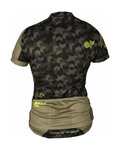 HAVEN Rövid ujjú kerékpáros mez - SINGLETRAIL WOMEN - zöld/sárga
