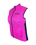 HAVEN Kerékpáros mellény - FEATHERLITE BREATH - rózsaszín/fekete