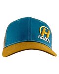 HAVEN Kerékpáros sapka - TRUCKER - kék/barna